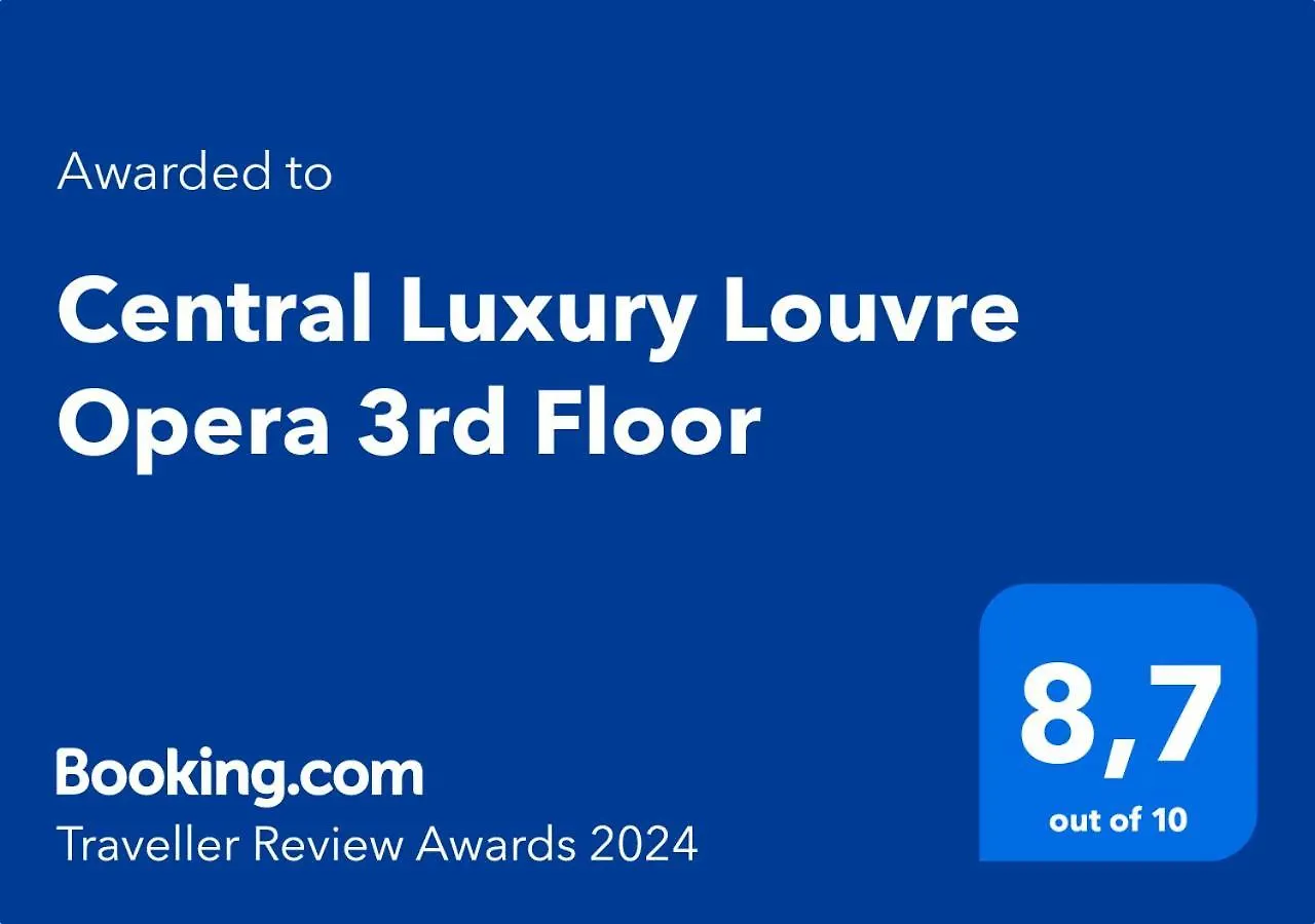 Central Luxury Louvre Opera 3rd Floor Apartment *